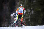 16.03.2019, xkvx, Biathlon, Deutschlandpokal Ruhpolding, Sprint, v.l. BURKHALTER Yara