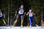 17.03.2019, xkvx, Biathlon, Deutschlandpokal Ruhpolding, Supereinzel, v.l. HORSTMANN Nathalie