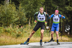 07.09.2019, xkvx, Biathlon, Deutsche Meisterschaften am Arber, Sprint Herren, v.l. Florian Hollandt