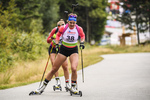 08.09.2019, xkvx, Biathlon, Deutsche Meisterschaften am Arber, Verfolgung Damen, v.l. Linda Artinger