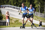 15.09.2019, xkvx, Biathlon, Deutsche Meisterschaften in Ruhpolding, Staffel Herren, v.l. Lucas Fratzscher