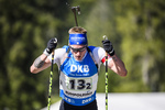 15.09.2019, xkvx, Biathlon, Deutsche Meisterschaften in Ruhpolding, Staffel Herren, v.l. Lukas Hofer