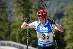 15.09.2019, xkvx, Biathlon, Deutsche Meisterschaften in Ruhpolding, Staffel Herren, v.l. Benedikt Doll