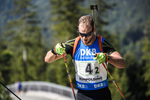 15.09.2019, xkvx, Biathlon, Deutsche Meisterschaften in Ruhpolding, Staffel Herren, v.l. Danilo Riethmueller