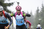 05.10.2019, xkvx, Biathlon, Nordcup 2019, Skiroller Sprint - weiblich, v.l. LEUNER Merle
