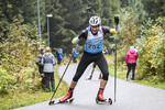 05.10.2019, xkvx, Biathlon, Nordcup 2019, Skiroller Sprint - maennlich, v.l. BAUMANN Florian