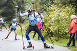 05.10.2019, xkvx, Biathlon, Nordcup 2019, Skiroller Sprint - maennlich, v.l. LOEW Janik