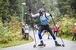 05.10.2019, xkvx, Biathlon, Nordcup 2019, Skiroller Sprint - maennlich, v.l. LOEW Janik