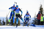 30.11.2019, xkvx, Biathlon IBU Sjusjoen, Sprint Herren, v.l. Martin Perrillat Bottonet (France) in aktion / in action competes