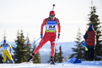 30.11.2019, xkvx, Biathlon IBU Sjusjoen, Sprint Herren, v.l. Mehmet Ustuntas (Turkey) in aktion / in action competes