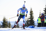 30.11.2019, xkvx, Biathlon IBU Sjusjoen, Sprint Herren, v.l. Milan Zemlicka (Czech Republic) in aktion / in action competes
