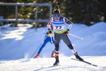 30.11.2019, xkvx, Biathlon IBU Sjusjoen, Sprint Herren, v.l. Jake Brown (United States) in aktion / in action competes