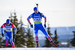 30.11.2019, xkvx, Biathlon IBU Sjusjoen, Sprint Herren, v.l. Eugenii Sidorov (Russia) in aktion / in action competes