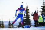 30.11.2019, xkvx, Biathlon IBU Sjusjoen, Sprint Herren, v.l. Andrei Viukhin (Russia) in aktion / in action competes