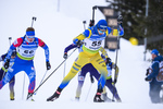 01.12.2019, xkvx, Biathlon IBU Cup Sjusjoen, Verfolgung Herren, v.l. Oskar Ohlsson (Sweden) in aktion / in action competes
