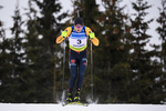 01.12.2019, xkvx, Biathlon IBU Cup Sjusjoen, Verfolgung Herren, v.l. Lucas Fratzscher (Germany) in aktion / in action competes