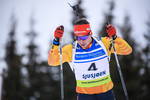 01.12.2019, xkvx, Biathlon IBU Cup Sjusjoen, Verfolgung Herren, v.l. Philipp Nawrath (Germany) in aktion / in action competes