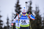 01.12.2019, xkvx, Biathlon IBU Cup Sjusjoen, Verfolgung Herren, v.l. Vitezslav Hornig (Czech Republic) in aktion / in action competes