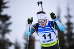 01.12.2019, xkvx, Biathlon IBU Cup Sjusjoen, Verfolgung Herren, v.l. Hugo Rivail (France) in aktion / in action competes