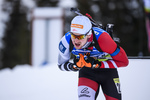 01.12.2019, xkvx, Biathlon IBU Cup Sjusjoen, Verfolgung Herren, v.l. Patrick Jakob (Austria) in aktion / in action competes