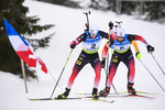 01.12.2019, xkvx, Biathlon IBU Cup Sjusjoen, Verfolgung Herren, v.l. Sindre Pettersen (Norway) in aktion / in action competes
