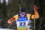 01.12.2019, xkvx, Biathlon IBU Cup Sjusjoen, Verfolgung Herren, v.l. Florian Hollandt (Germany) in aktion / in action competes