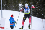 01.12.2019, xkvx, Biathlon IBU Cup Sjusjoen, Verfolgung Herren, v.l. Andreas Dahloe Waernes (Norway) in aktion / in action competes