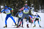 01.12.2019, xkvx, Biathlon IBU Cup Sjusjoen, Verfolgung Herren, v.l. Paul Schommer (United States) in aktion / in action competes