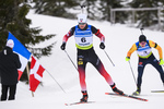 01.12.2019, xkvx, Biathlon IBU Cup Sjusjoen, Verfolgung Herren, v.l. Aleksander Fjeld Andersen (Norway) in aktion / in action competes