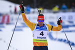 01.12.2019, xkvx, Biathlon IBU Cup Sjusjoen, Verfolgung Herren, v.l. Philipp Nawrath (Germany) gewinnt die Goldmedaille / wins the gold medal