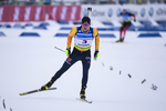 01.12.2019, xkvx, Biathlon IBU Cup Sjusjoen, Verfolgung Herren, v.l. Lucas Fratzscher (Germany) im Ziel / at the finish