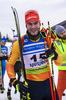 01.12.2019, xkvx, Biathlon IBU Cup Sjusjoen, Verfolgung Herren, v.l. Danilo Riethmueller (Germany) im Ziel / at the finish