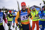 01.12.2019, xkvx, Biathlon IBU Cup Sjusjoen, Verfolgung Herren, v.l. Danilo Riethmueller (Germany) im Ziel / at the finish