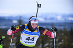 01.12.2019, xkvx, Biathlon IBU Cup Sjusjoen, Verfolgung Frauen, v.l. Eline Grue (Norway) in aktion / in action competes