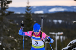 01.12.2019, xkvx, Biathlon IBU Cup Sjusjoen, Verfolgung Frauen, v.l. Ekaterina Glazyrina (Russia) in aktion / in action competes
