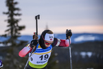 01.12.2019, xkvx, Biathlon IBU Cup Sjusjoen, Verfolgung Frauen, v.l. Synnoeve Solemdal (Norway) in aktion / in action competes