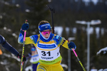 01.12.2019, xkvx, Biathlon IBU Cup Sjusjoen, Verfolgung Frauen, v.l. Anna Magnusson (Sweden) in aktion / in action competes