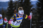 01.12.2019, xkvx, Biathlon IBU Cup Sjusjoen, Verfolgung Frauen, v.l. Jenny Enodd (Norway) in aktion / in action competes