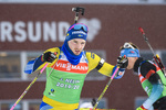 03.12.2019, xkvx, Biathlon IBU Weltcup Oestersund, Training Herren, v.l. Jesper Nelin (Sweden) in aktion / in action competes