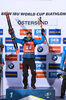 04.12.2019, xkvx, Biathlon IBU Weltcup Oestersund, Einzel Herren, v.l. Martin Fourcade (France) gewinnt die Goldmedaille / wins the gold medal
