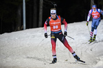 04.12.2019, xkvx, Biathlon IBU Weltcup Oestersund, Einzel Herren, v.l. Erlend Bjoentegaard (Norway) in aktion / in action competes
