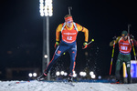 04.12.2019, xkvx, Biathlon IBU Weltcup Oestersund, Einzel Herren, v.l. Benedikt Doll (Germany) in aktion / in action competes
