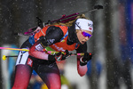 08.12.2019, xkvx, Biathlon IBU Weltcup Oestersund, Staffel Damen, v.l. Ingrid Landmark Tandrevold (Norway) in aktion / in action competes