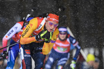 08.12.2019, xkvx, Biathlon IBU Weltcup Oestersund, Staffel Damen, v.l. Denise Herrmann (Germany) in aktion / in action competes