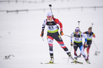 12.12.2019, xkvx, Biathlon IBU Cup Ridnaun, Supersprint Quali Damen, v.l. Anna-Maria Schreder (Austria) in aktion / in action competes