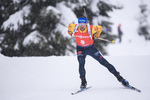 13.12.2019, xkvx, Biathlon IBU Weltcup Hochfilzen, Sprint Herren, v.l. Erik Lesser (Germany) in aktion / in action competes