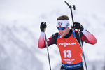 13.12.2019, xkvx, Biathlon IBU Weltcup Hochfilzen, Sprint Herren, v.l. Erlend Bjoentegaard (Norway) in aktion / in action competes