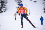 13.12.2019, xkvx, Biathlon IBU Weltcup Hochfilzen, Sprint Herren, v.l. Simon Schempp (Germany) in aktion / in action competes