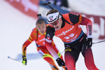 13.12.2019, xkvx, Biathlon IBU Weltcup Hochfilzen, Sprint Herren, v.l. Tarjei Boe (Norway) in aktion / in action competes