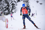 13.12.2019, xkvx, Biathlon IBU Weltcup Hochfilzen, Sprint Herren, v.l. Lukas Hofer (Italy) in aktion / in action competes
